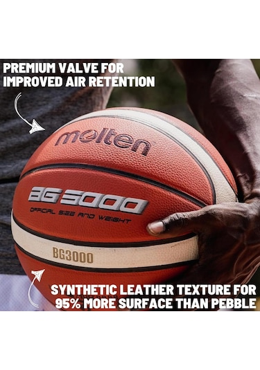 Molten Bg3000 İç Mekan Dış Mekan Suni Deri Basketbol Topu 6 Numara