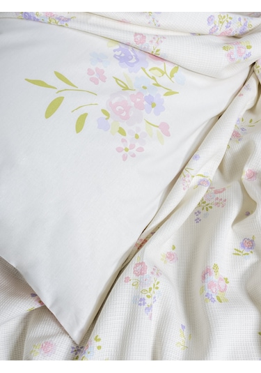Cotton Box Estiva Çift Kişilik Pike Takımı Petal Pembe Pembe