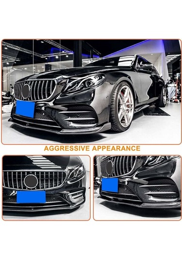 Mercedes W213 Gtr Ön Panjur Izgara Seti Krom-siyah 2016-2020 Aras
