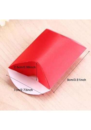 Siyah 50 Adet/grup Mevcut Kese Kraft Hediye Çantası Noel Yastık Şekli Kağıt Şeker Kutuları