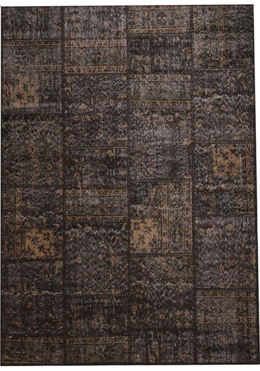 Patchwork El Dokuma Anadolu Halısı (431080432) Siyah