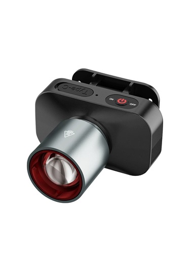 Skycity L-42 Alüminyum Alyaşlı Şapka Feneri, Teleskopik Zoom, Type-c Şarj, El-işsiz Aydınlatma, Outdoor Balıkçılık - 1200 Lumens