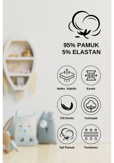 Alya Underwear Kız Çocuk Kalpli Dokuma Lastik Pamuklu Kumaş Slip Külot 5'li Paket 5 Adet Beyaz Siyah Beyaz Ten T01