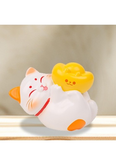 Pazly Süsleme Suntek Şanslı Kedi Figürü 5,6x3,4x4,1-cm-stil-a Ma
