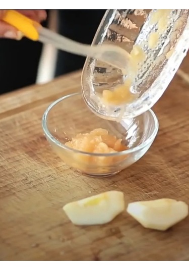 Cam Elma Ve Sebze Rendesi Bebekler İçin Yemek Hazırlama Çok Renkli