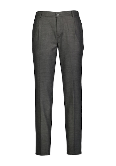 Finesuits Erkek Desenli Klasik Pantolon 2422105005.pvycs Siyah
