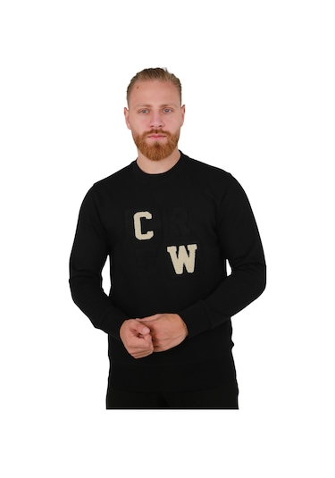 Brango Erkek Sweatshirt 90062-m Sİyah