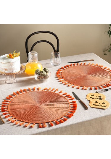 Karaca Molly 2'li Amerikan Servisi 38 Cm Turuncu Turuncu