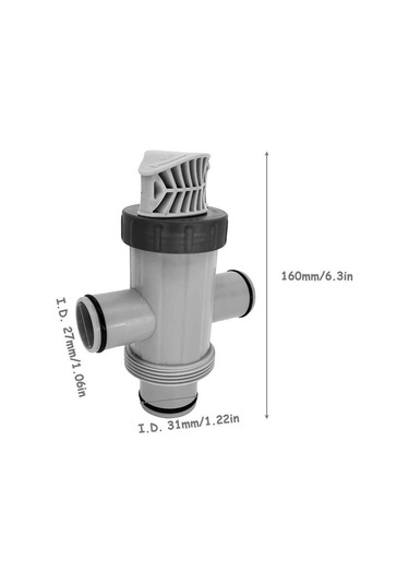 11872 Elektrikli Havuz Pompası İçin Çift Hortumlu Piston Vana Hortum Bağlantısı