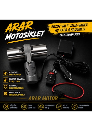 Motosiklet Egzoz Valf-vana-varex Aç Kapa Elektronik-3073