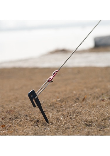 Xindoker Alüminyum Çadır Rope Kilitçisi - 3g Hafif, 5mm Açık, Üç Gözlü, Rope Ayarlamalı Dış Mekan Aksesuarı Mavi Mavi