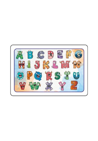 Ankebut Sevimli Harfler Alfabe 24 Parça Renkli Puzzle 30381