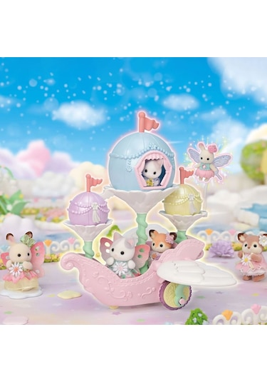 5827 Sylvanian Families Çiçekli Masal Gökyüzü Gemisi +4 Yaş Sylavanian Families