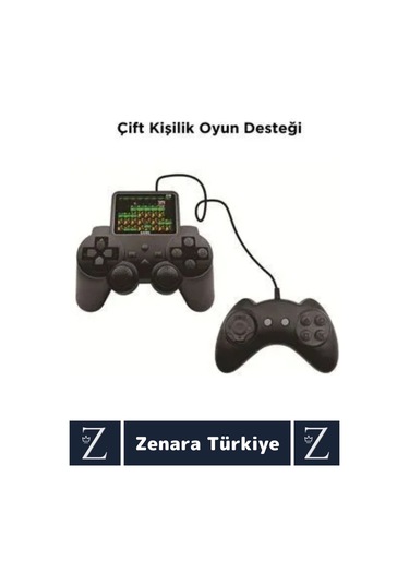 Çift Oyunculu Usb Şarj Mini Uyumlu El Atarisi Street Fighter Super Mario 520 Nostalji Oyun Gamepad