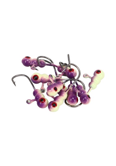 Kangvka 50 Adet Yüksek Karbon Çelik Jig Kafa İğne Seti - Keskin Uç, Taşınabilir Kutular, Tatlı Ve Tuzlu Su Balıkçılığı İçin