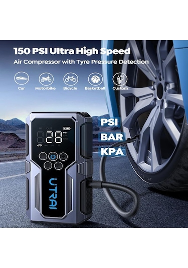 Utrai Jstar Js9 15000mAH 4000A 4 İn 1 Jump Starter + Lastik Şişirme