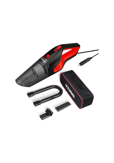 Kobb KBV12 12 V /120 W Araç Süpürgesi + 5 Parça Aksesuar Seti + Taşıma Çantası
