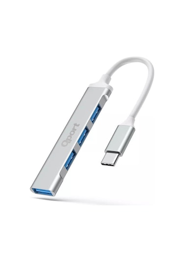 Qport Q-TUC05 Type-c To 4 Port Usb - Hub Çoklayıcı