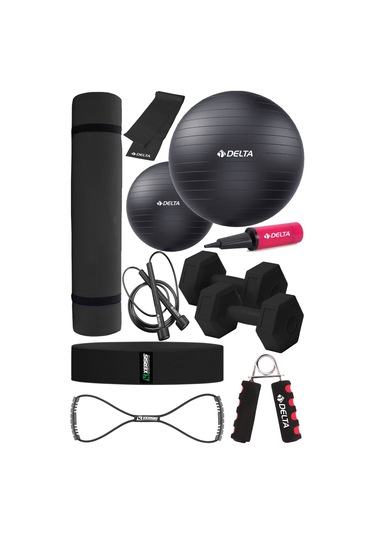 Kapsamlı Pilates Seti Tüm Ihtiyaçlarınız Tek Sette Siyah
