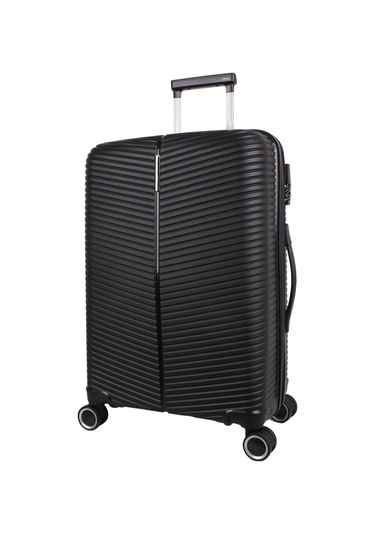 Bagacar Ultra Light Kırılmaz Silikon Büyük Boy Valiz Siyah