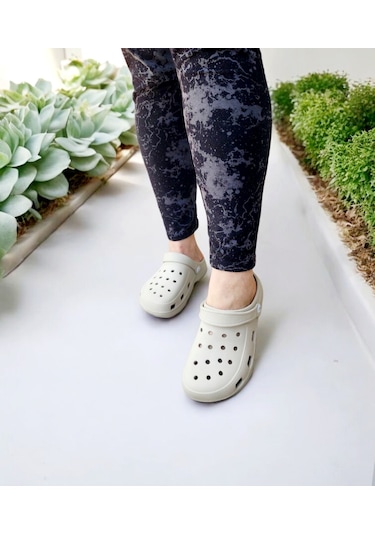 Günlük Yumuşak Taban Kemerli Doktor,hemşire Terliği Krem