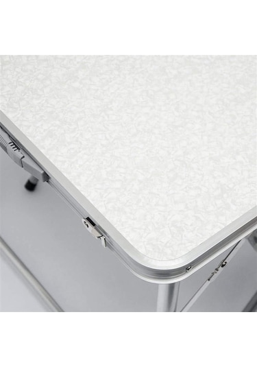 Funky Chairs Taburesiz Katlanabilir Piknik Masası - Gri