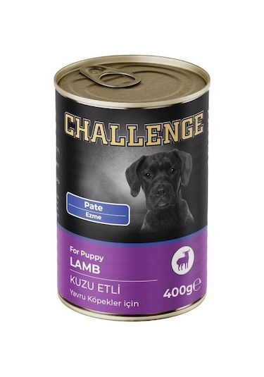 Challenge Pate Kuzu Etli Yavru Köpek Konservesi 400 Gr