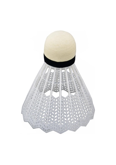 Delta Plastik Başlı Beyaz Badminton Topu (Özel Kutusunda) 6 Adet