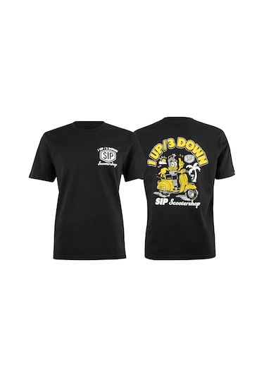 Sıp Scootershop Sıp T-shirt - 1 Up / 3 Down Siyah / Sıp