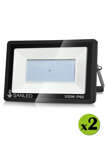 500w 30.000 Lümen 6500k Beyaz Işık Smd Led Projektör-2 Adet