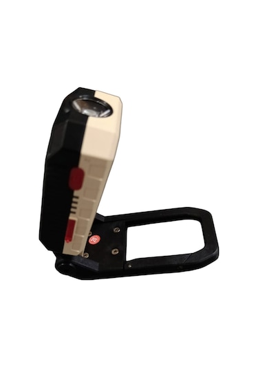 Usb Şarjlı Çalışma Kamp Işıldak Lamba Katlanır Mıklatıslı Ayak 2525 Siyah