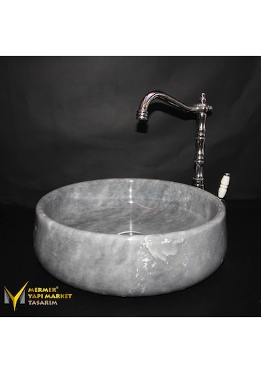 Gri Mermer Armut Tasarım Lavabo