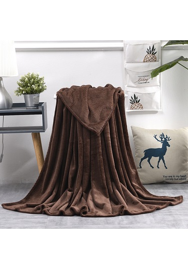 Folinda Kahverengi Kiremit Kumaş Yoga Battaniyesi - Ev Kullanıma Uygun, Konforlu Ve Dayanıklı - 50x70 Cm 90 Gr Diğer