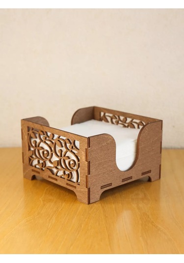 Windywayhome Ahşap Peçetelik 230042036 Kahverengi