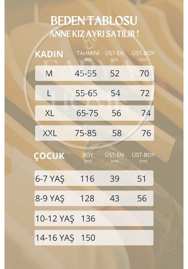 Anne Kız Kombin Çiçekli Kısa Kollu Gömlek Pijama Takımı Anne Kız Ayrı Satılır Pembe