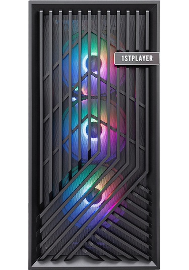 1stplayer Fd8 750w 80+ Gümüş Usb 3.2 Argb Eatx Mid Tower Siyah Kasa