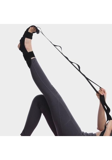 Mavi Yoga Ligament Germe Kemeri Yüksek Esneklik Ter Emme Çok Amaçlı Fitness Egzersiz Bale İçin Esneme Bandı Mavi