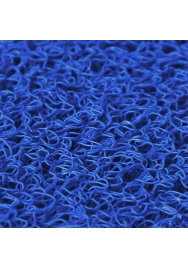 Beylin Kıvırcık Pvc Paspas Dış Zemin Halı Yolluk Mavi 100x500 Lacivert