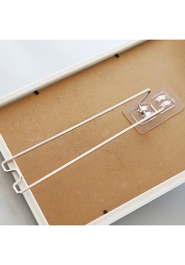 1 Takım Güvenilir Fotoğraf Çerçevesi Standı İz Yok Masaüstü Resim Braketi M