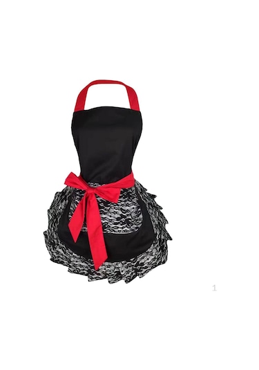 Kadın Sevimli Önlük Yetişkin Yemek Mutfak Önlük Restoran Elbise