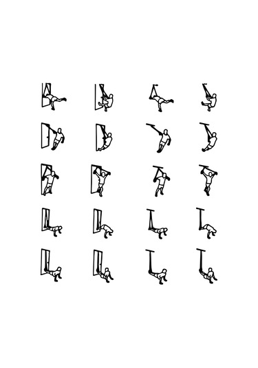 Rebuwo Suspension Trainer Cross Training Egzersiz Seti Mor