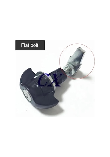 Ms3097 Teleskopik Kapı Kamkı Kilit Dolabı Geri Çekilebilir Kapı Kilidi Çevre Koruma Ekipmanı/arıtıcı Kilit 1 Pcs Bend Cıvatası