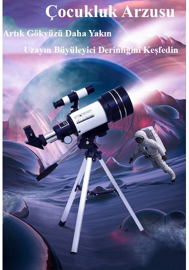 DailyTech F30070 Profesyonel Yüksek Çözünürlüklü Teleskop