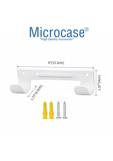 Microcase Duvara Monte Ütü Ve Eşya Askılığı Al5441 Siyah