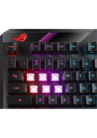 Asus ROG Claymore II Aura Sync RGB ROG RX Red Switch Mekanik Q Türkçe Oyuncu Klavye