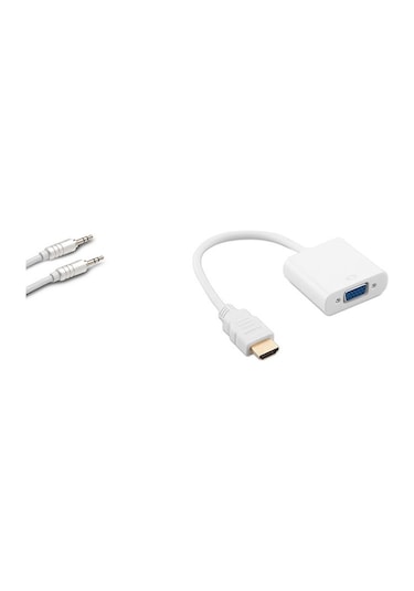 Hdmi To Vga Audio Çevirici Uydu Tv Arasi Görüntü Dönüştürücü
