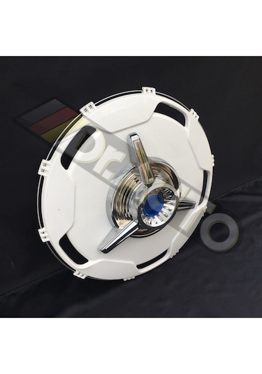 22.5 İnç Büyük Model Mavi Fırfırlı Jant Kapağı 4'lü Takım