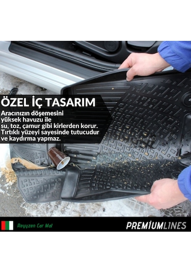 Reyyzen Citroen C-Elysee Paspas+Bagaj Havuzu 2012 Sonrası