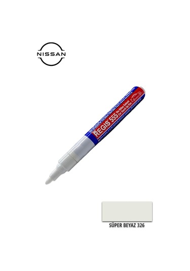 Oto Tam Örtücü Rötüş Kalemleri Nissan 326 Süper Beyaz Çizik Giderici Oto-11956