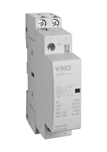 Viko Ray Tipi Kontaktör 25 Amper Vtcr-25/11